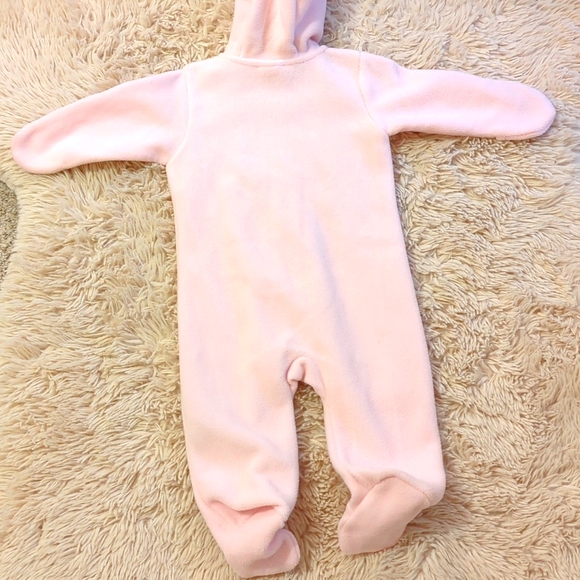 NWOT Absorba Baby Pink Fleece Winter Suit, 6-9 Months - Picture 7 of 11